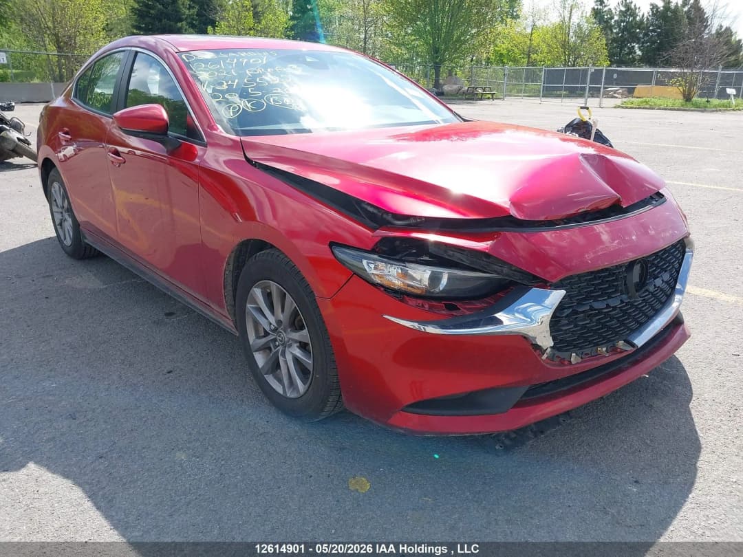 2021 MAZDA 3 Preferred Red - Gasoline Sedan - image 1