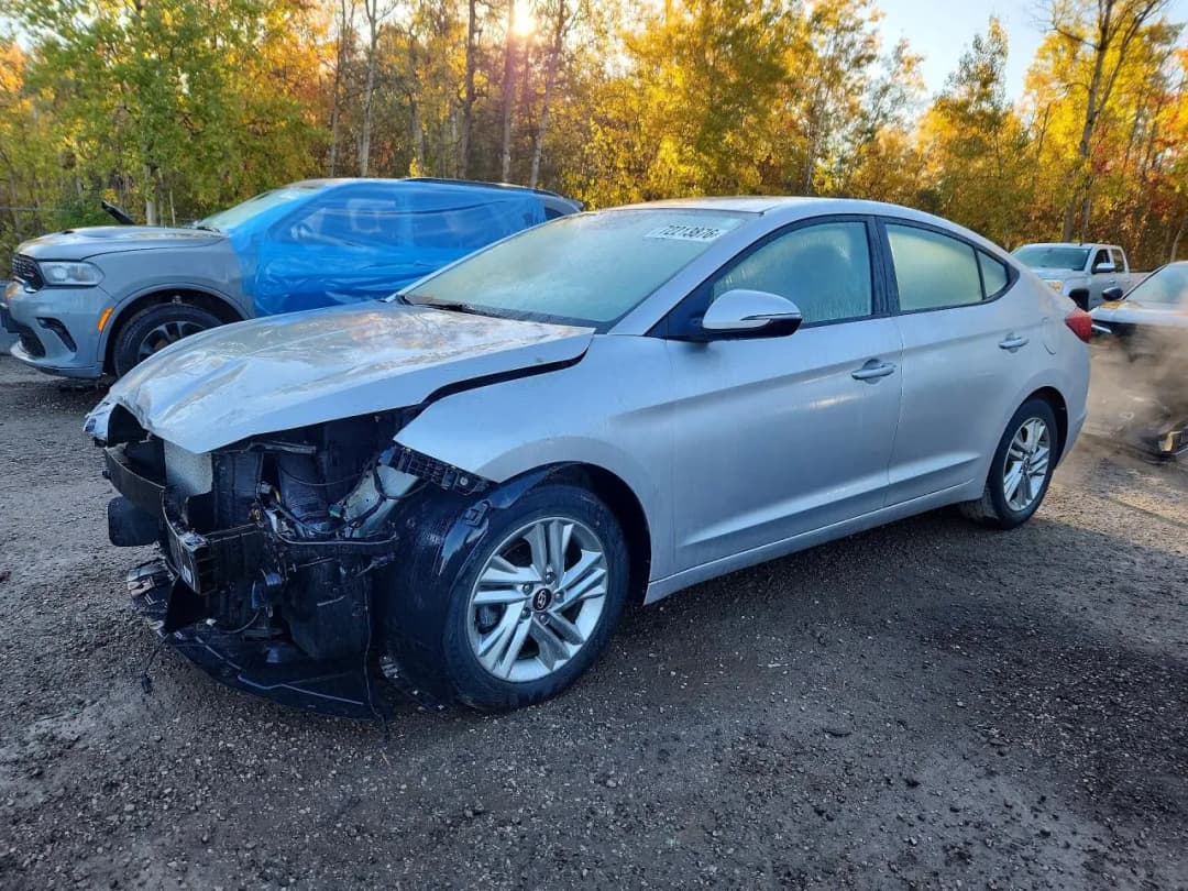 2019 HYUNDAI ELANTRA Сірий - Бензин Седан - зображення 1