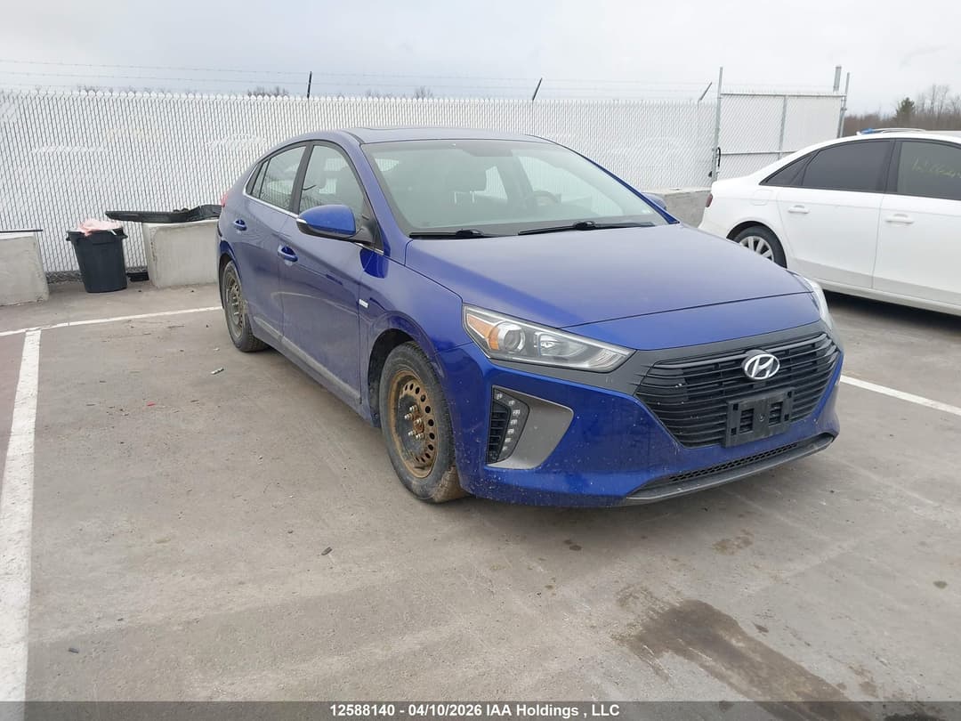2019 HYUNDAI IONIQ HYBRID Синий - Бензин Хэтчбек - изображение 1