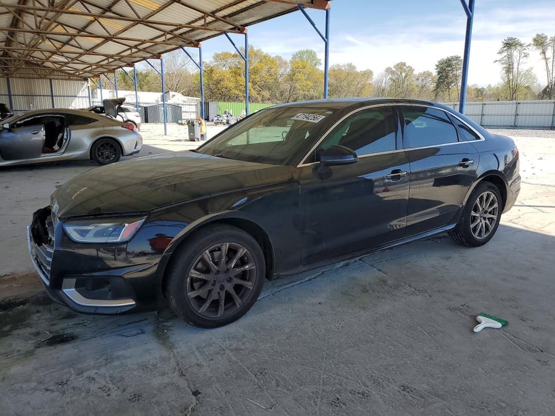 2021 AUDI A4 Premium Черный - Бензин Седан - изображение 1