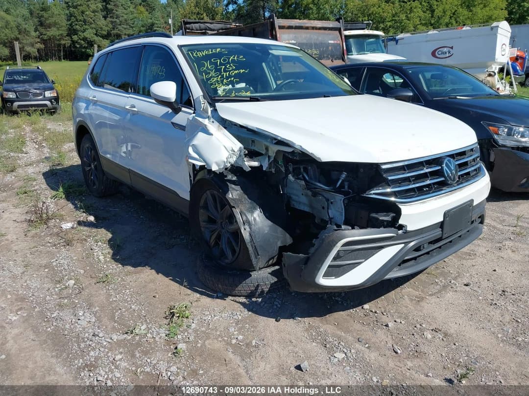 2024 VOLKSWAGEN TIGUAN SE Білий - Бензин Позашляховик - зображення 1