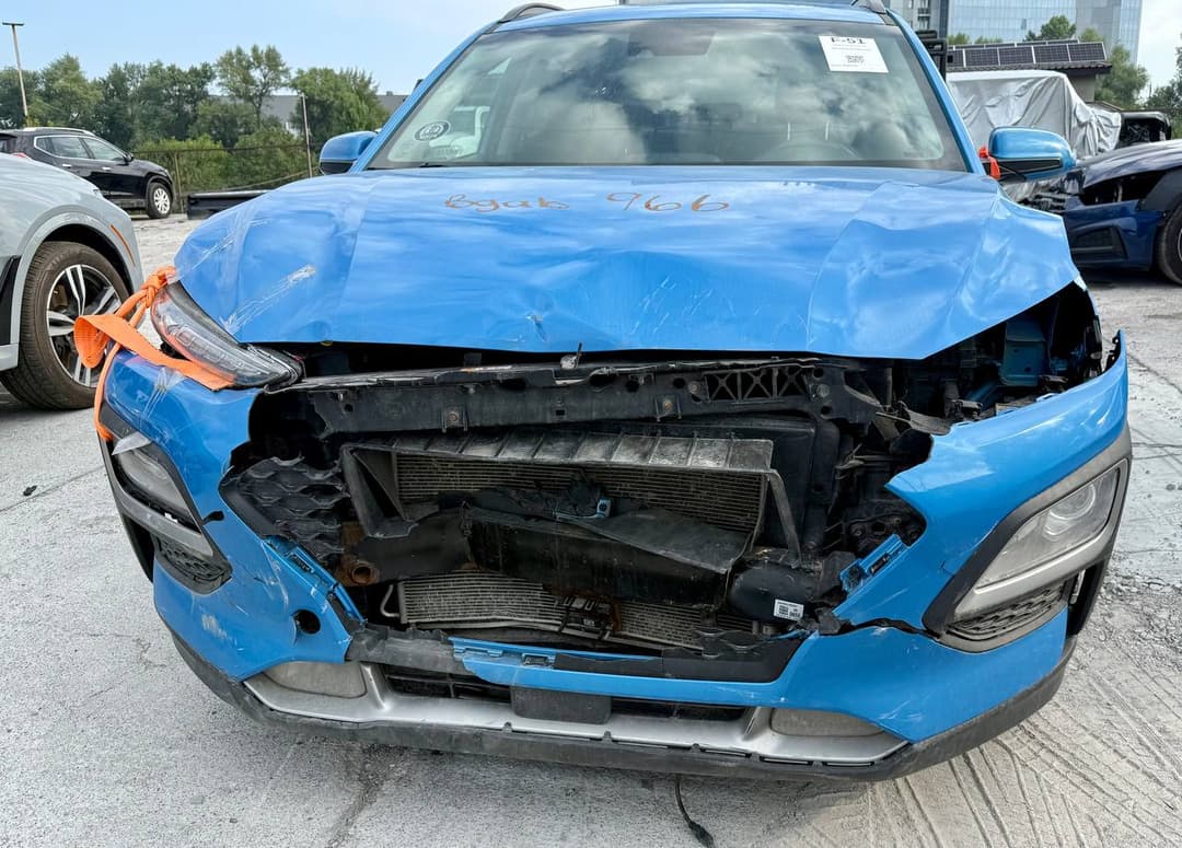 2019 HYUNDAI KONA SEL Синий - Бензин Внедорожник - изображение 1