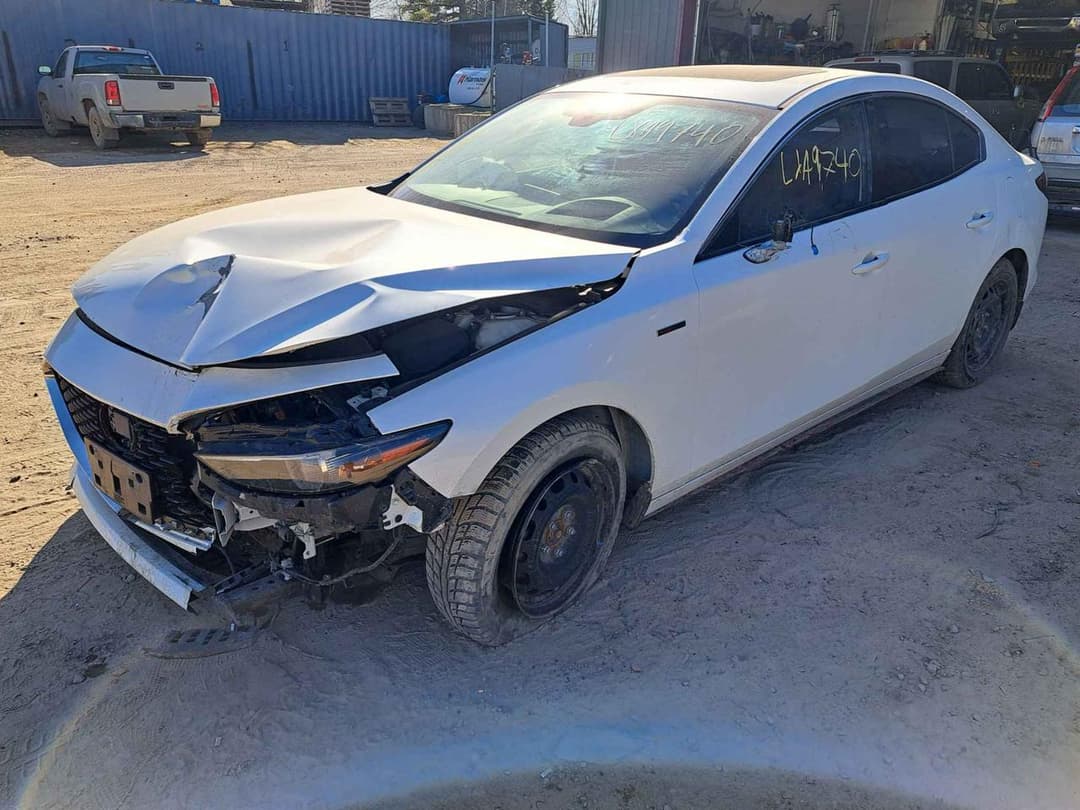 2020 MAZDA 3 White - Gasoline Sedan - image 1