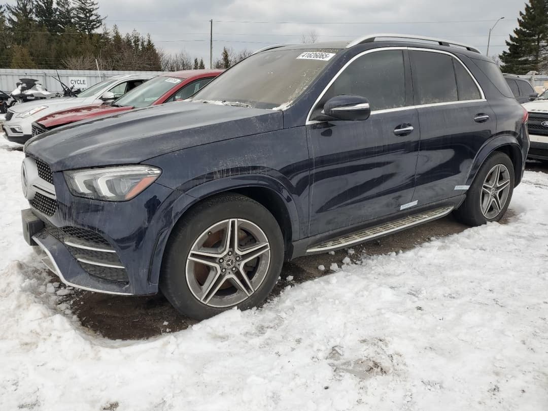 2020 MERCEDES-BENZ GLE 450 4MATIC Синій - Бензин Позашляховик - зображення 1