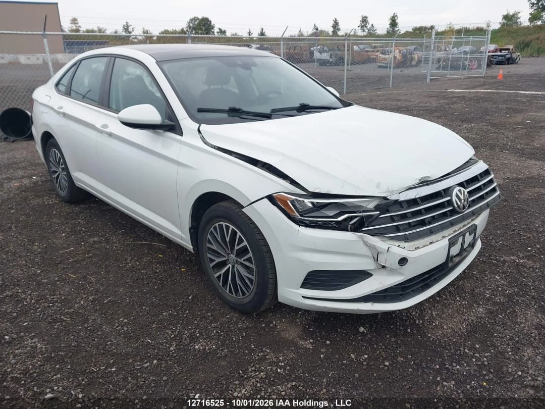 2019 VOLKSWAGEN JETTA Sel Білий - Бензин Седан - зображення 1