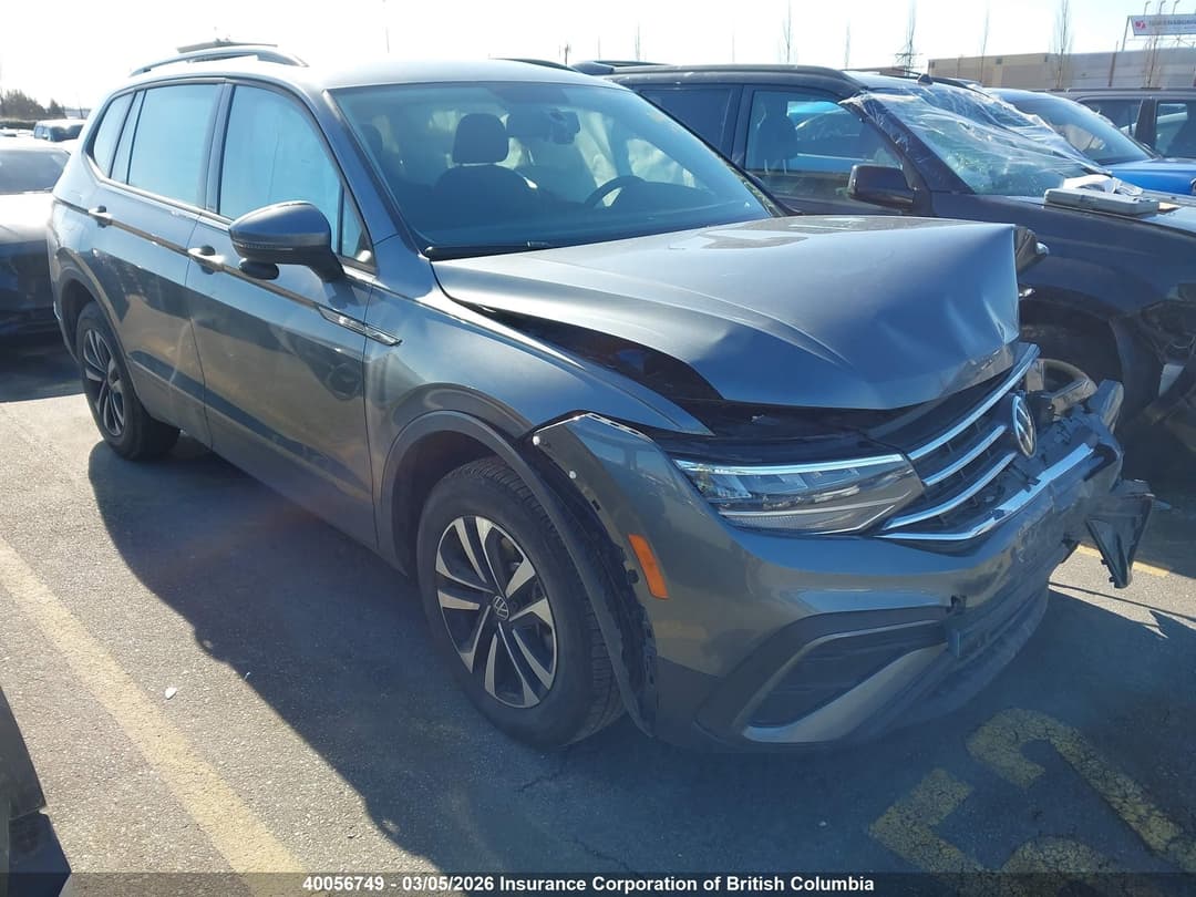 2022 VOLKSWAGEN TIGUAN S Gray - Gasoline SUV - image 1