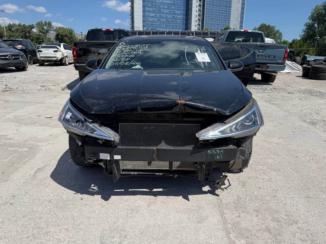 2020 HYUNDAI ELANTRA Black - Gasoline Sedan - image 1