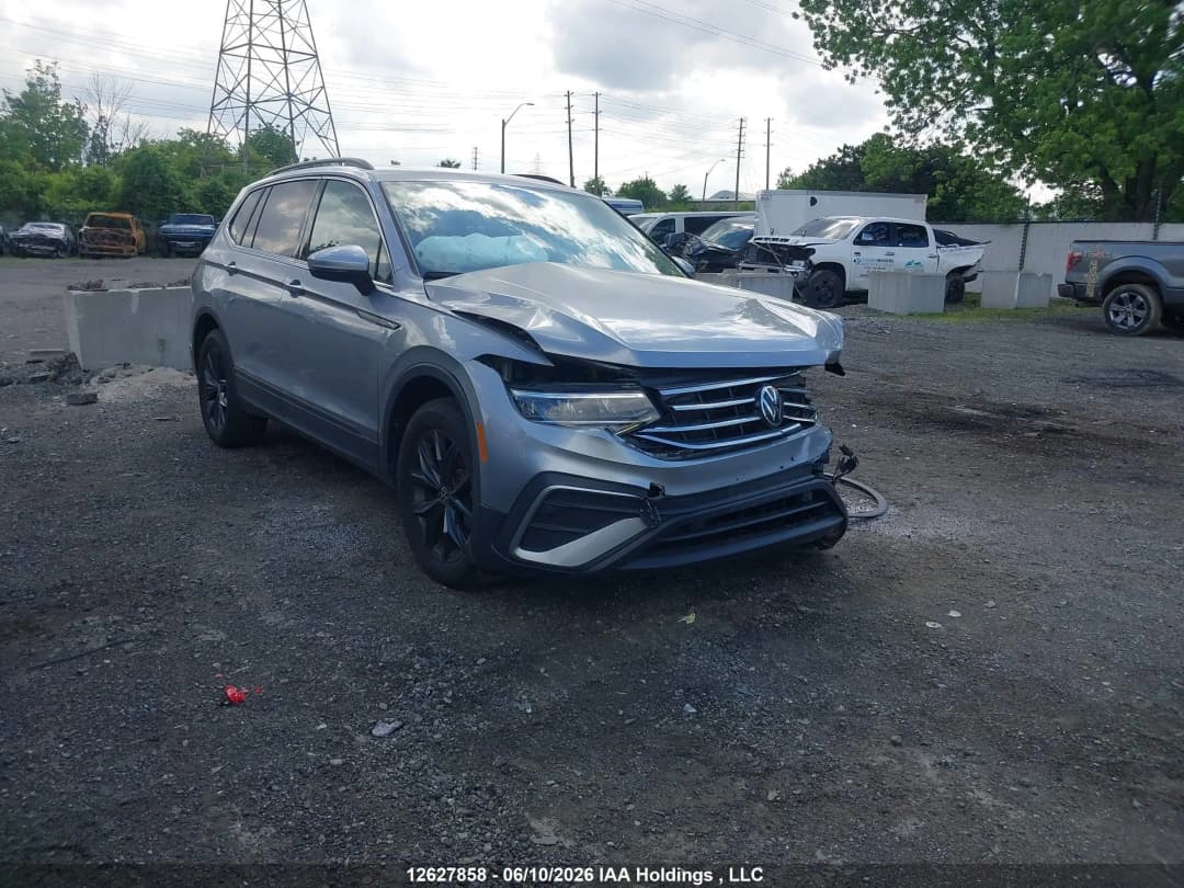 2024 VOLKSWAGEN TIGUAN SE Сірий - Бензин Позашляховик - зображення 1