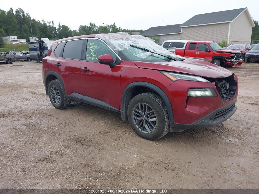 2021 NISSAN ROGUE S Червоний - Бензин Позашляховик - зображення 1