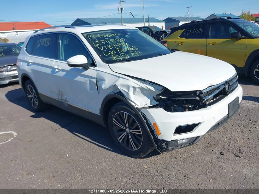 2019 VOLKSWAGEN TIGUAN SEL Белый - Бензин Внедорожник - изображение 1