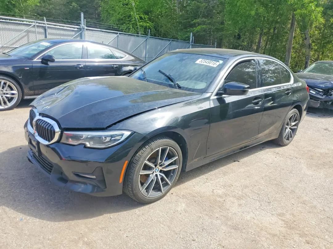 2019 BMW 330 XI Чорний - Бензин Седан - зображення 1