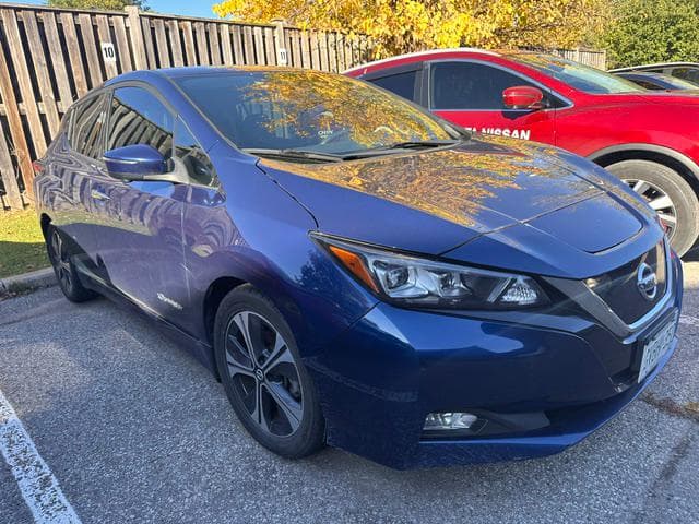 2018 NISSAN LEAF Синий - Электрический Хэтчбек - изображение 1