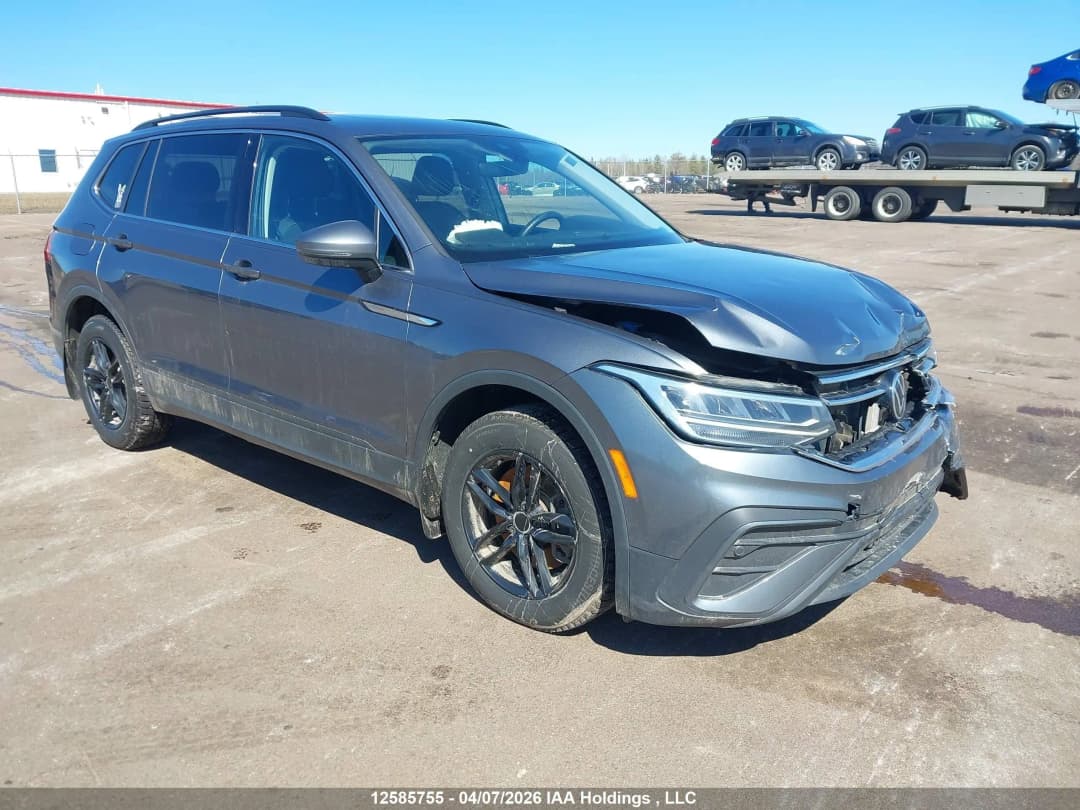 2022 VOLKSWAGEN TIGUAN SE Gray - Gasoline SUV - image 1