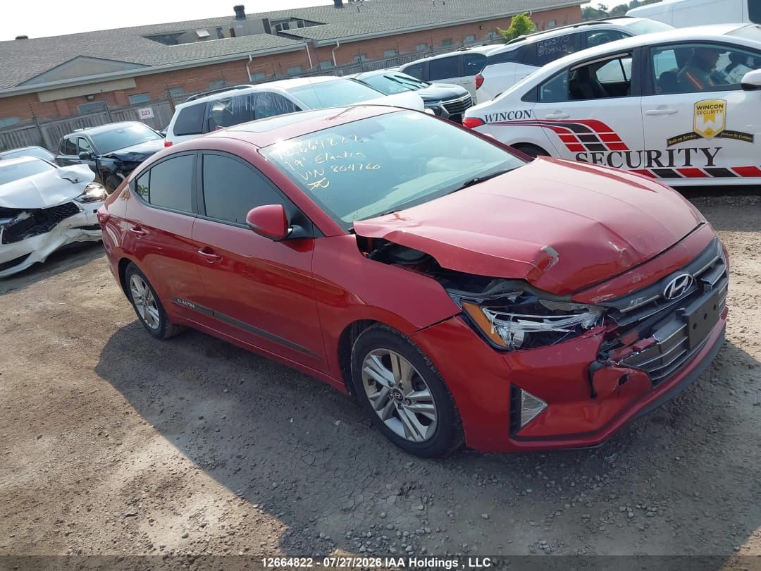 2018 HYUNDAI ELANTRA Червоний - Бензин Позашляховик - зображення 1