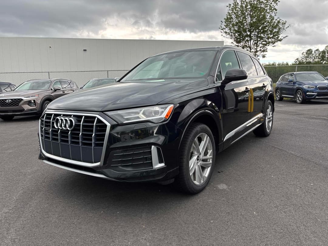 2021 AUDI Q7 Premium Черный - Бензин Внедорожник - изображение 1